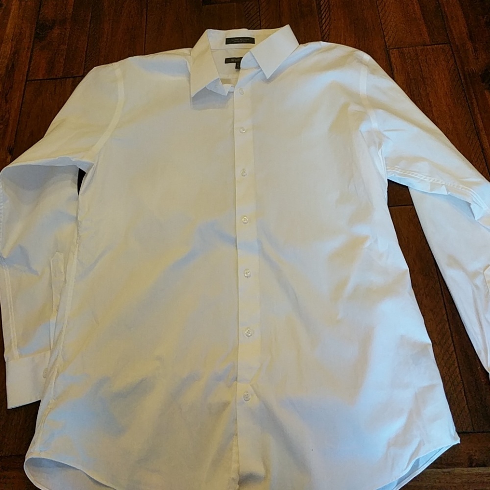 Mens dress shirt white